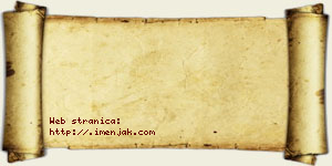 Branko Velebit vizit kartica